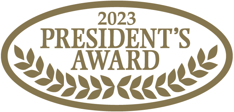 2021 President's Award Logo Bw [converted]