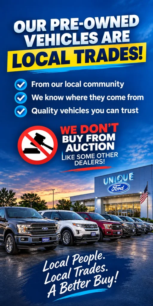 Locally Traded Preowned Vehicles
